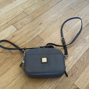 Brand new Dooney and Bourke grey crossbody purse